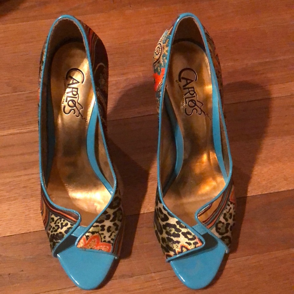 Leopard Carlos Santana heels!